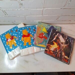 Lot of 4 packs of Disney party napkins